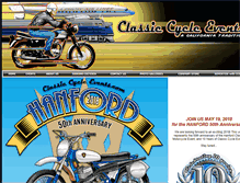 Tablet Screenshot of classiccycleevents.com
